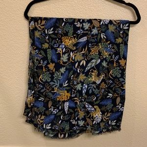 J.Crew Jungle Print Scarf